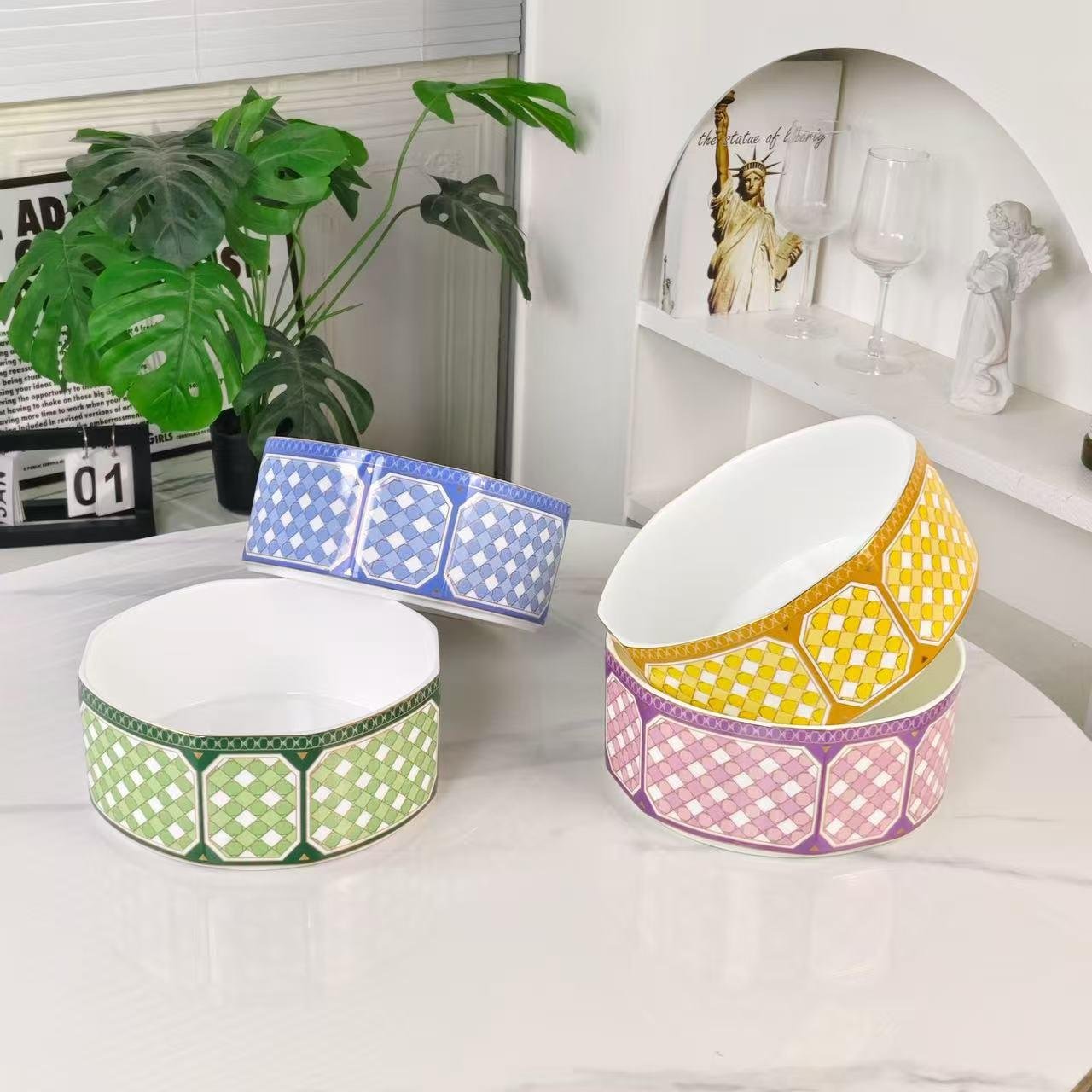 Swarovski x Rosenthal Signum Fern Salad bowl 15cm